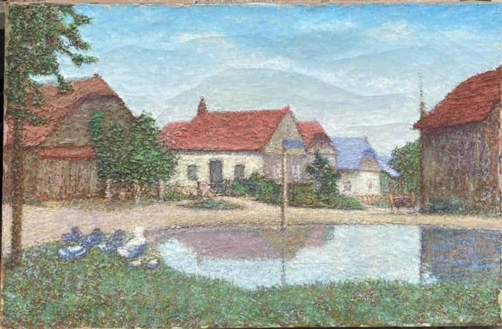 Chevalier, O/C French Rural Landscape (1 of 8)