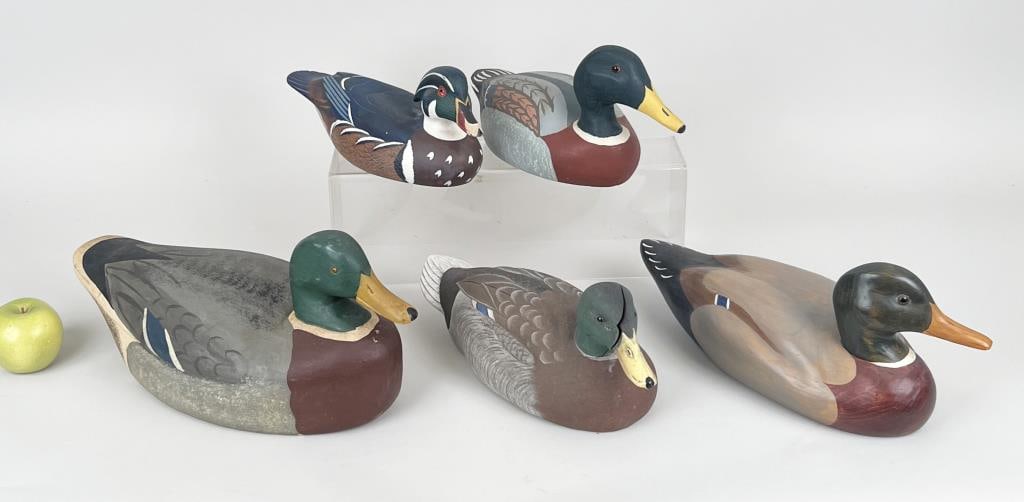 Five Artist Signed Decoys (1 of 8)