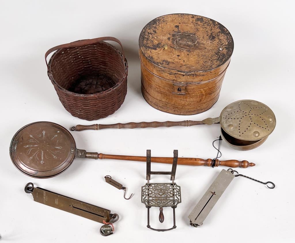 Eight Eclectic Country Primitive Folk Art Items (1 of 8)