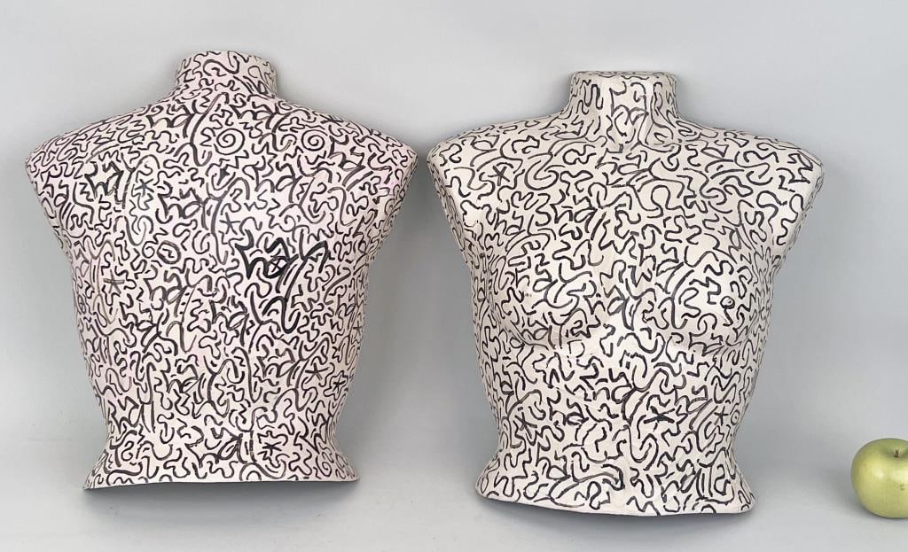 Ortiz, Urban Graffiti Female Mannequin Torsos (1 of 8)