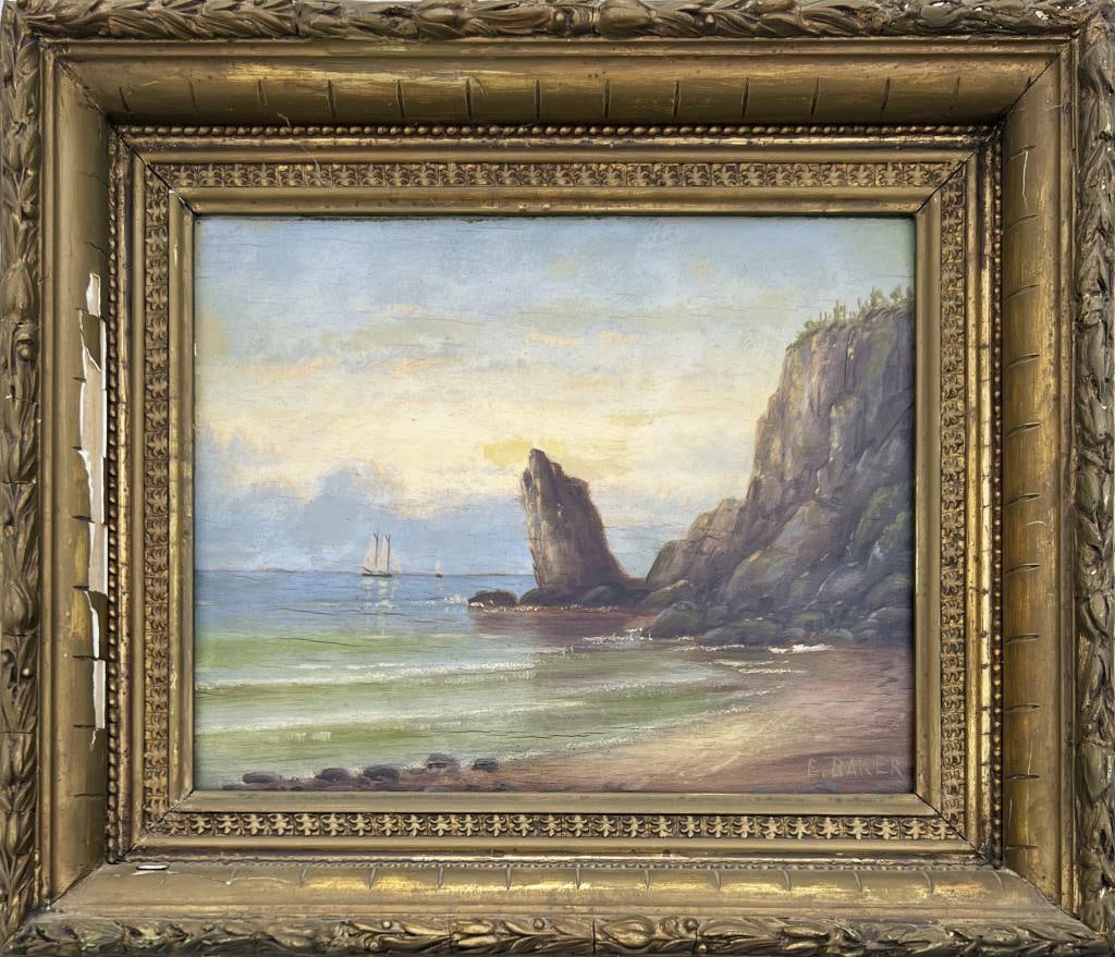 Baker, O/c Rock, Eastport Me 1890 Auction