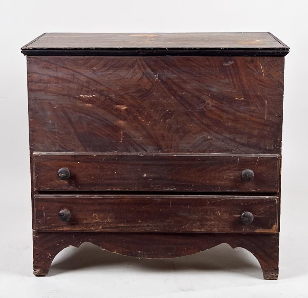 American Grain Painted Two Drawer Blanket Chest (1 of 7)