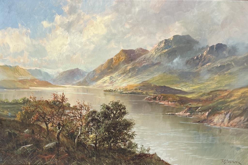 American School, O/C Landscape Scene (1 of 6)