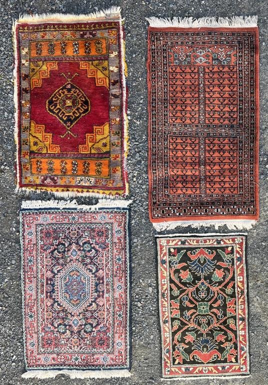 Four Small Oriental Rugs (1 of 6)