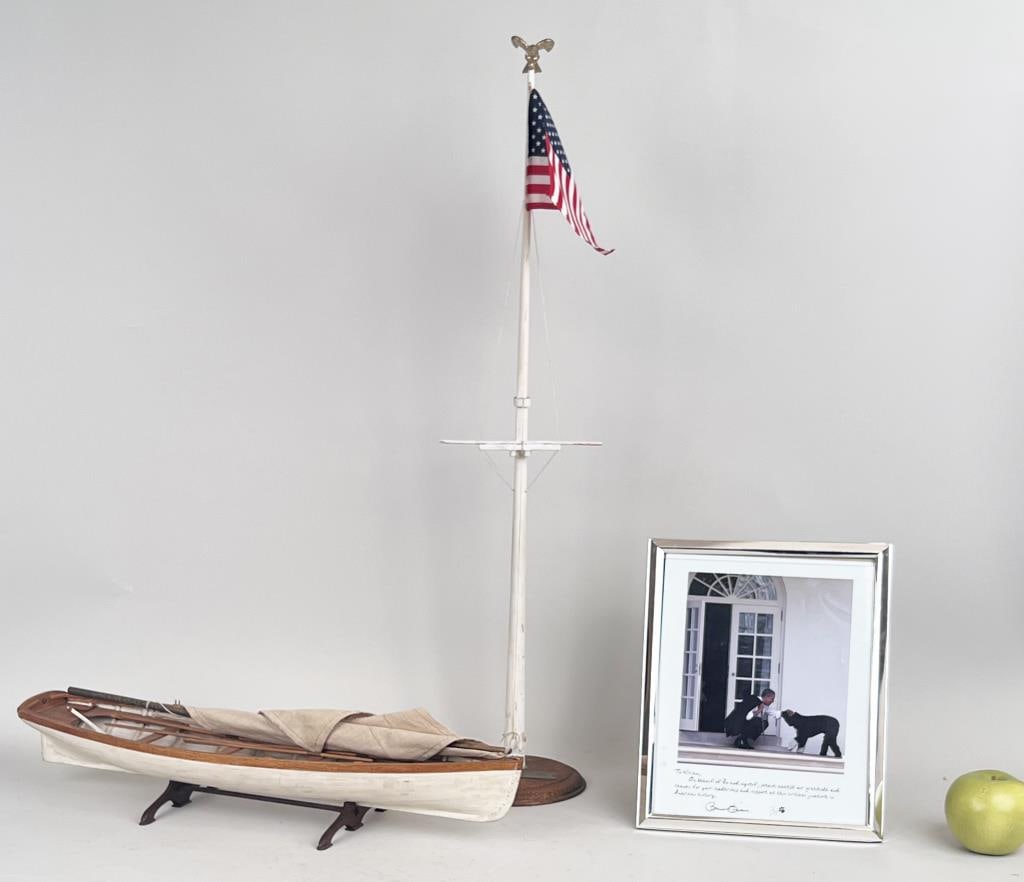 William Abt, Wood Nautical Models & Obama Letter (1 of 7)