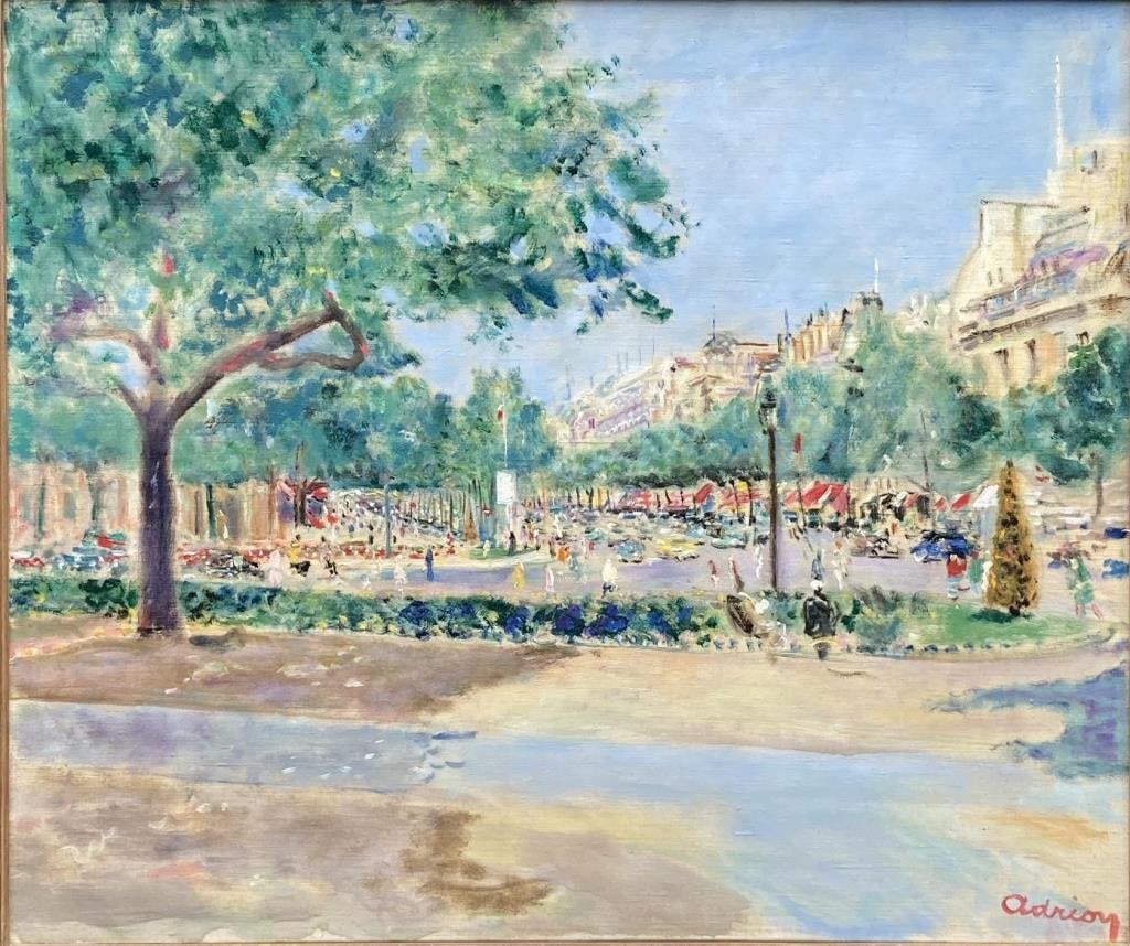 L. Adrion, O/C Paris Scene (1 of 6)