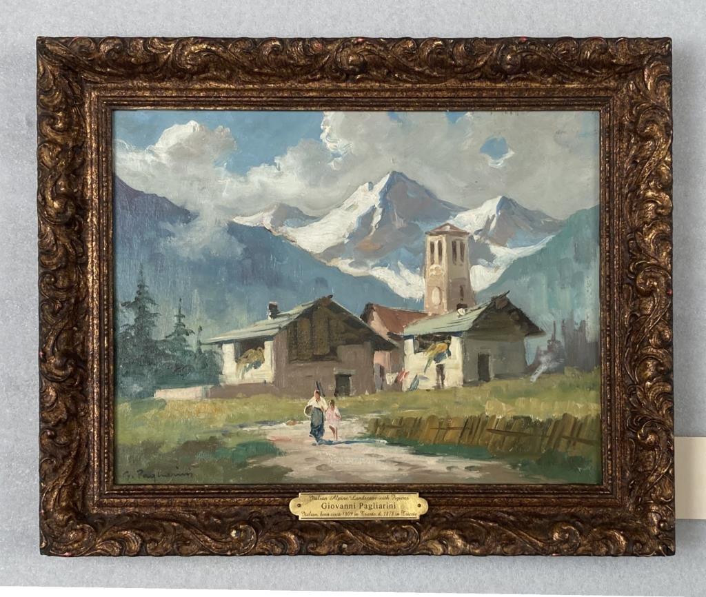 G. Pagliarini, O/B Italian Alpine Landscape (1 of 5)