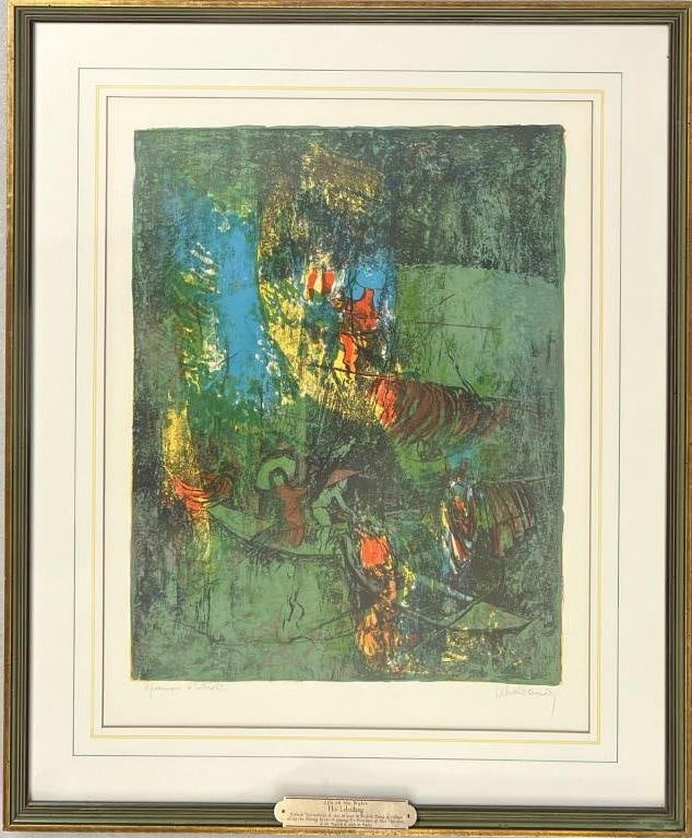 H. Lebadang, "Life on the Water" Signed Litho (1 of 5)