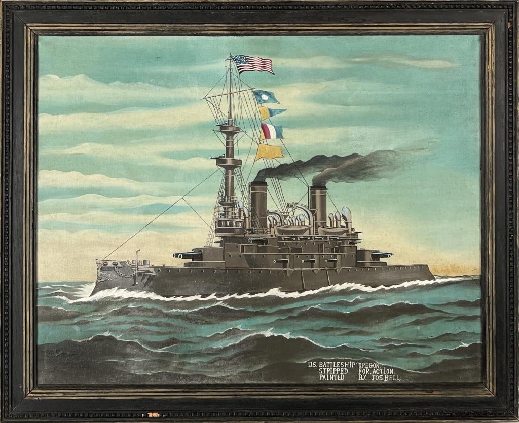 Jos. Bell, O/C "U.S. Battleship Oregon" (1 of 4)