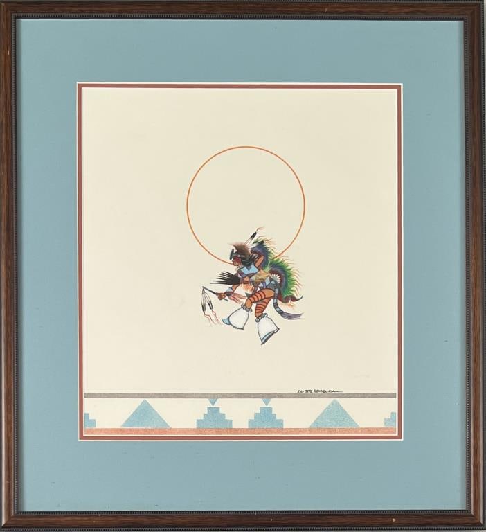 Nevaquaya, W/C "Fancy Dancer" (1 of 5)