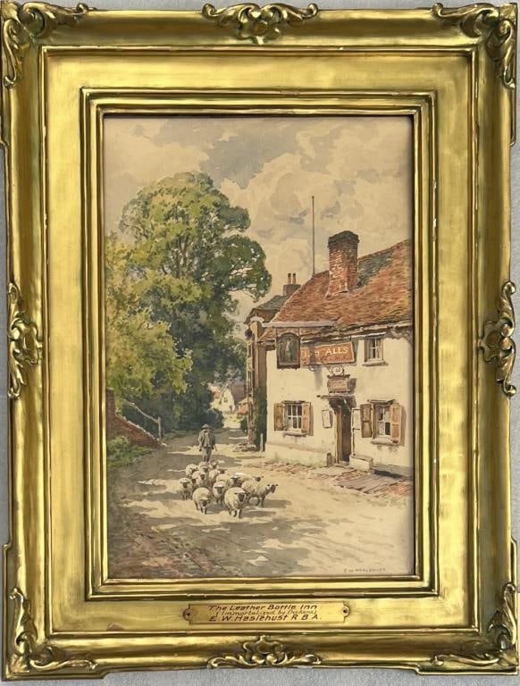 E. Haslehust, W/P/B "The Leather Bottle Inn" (1 of 7)