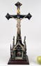 Folk Art Carved & Painted Altar Crucifix