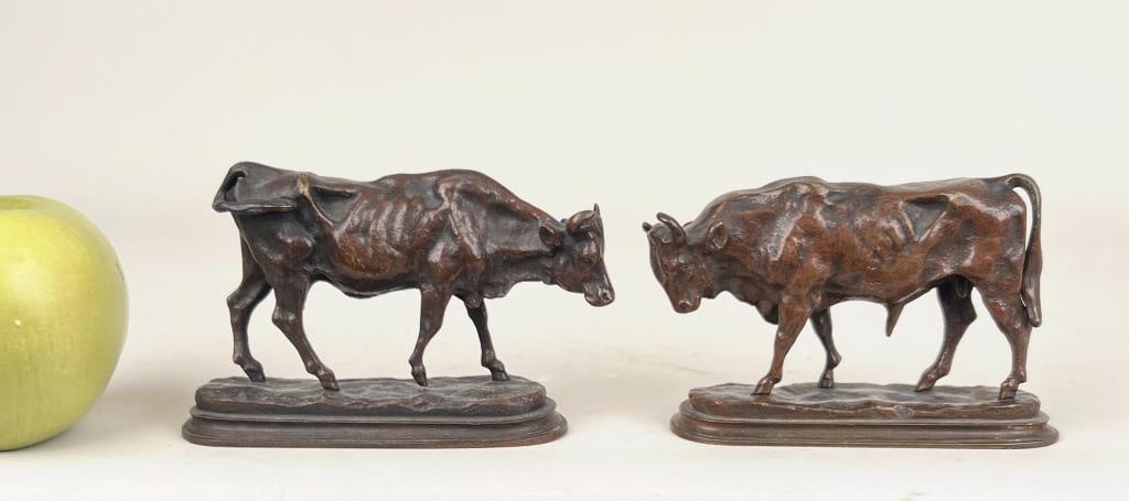 A.N. Cain, Pair Bronze Sculptures (1 of 9)