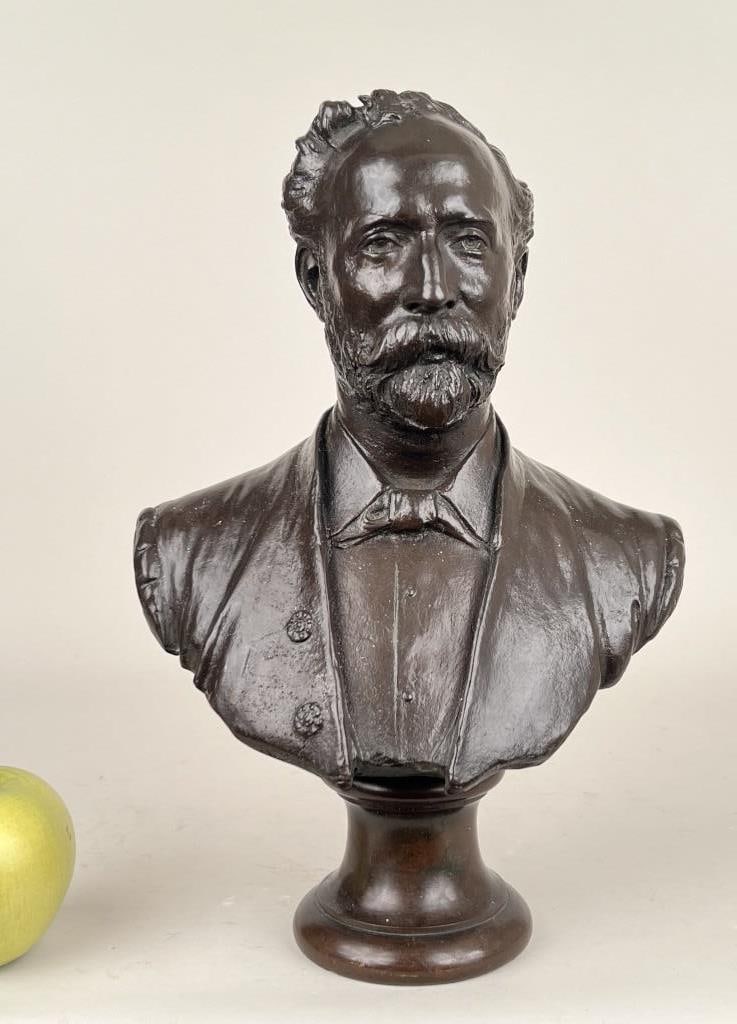 A. Toft, Bronze Bust - Bearded Gentleman (1 of 7)