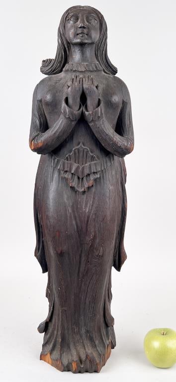 American Folk Art Carved Statue (1 of 5)