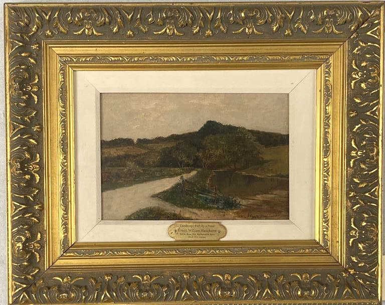 E.W. Haslehurst, O/B "English Landscape Scene" (1 of 6)