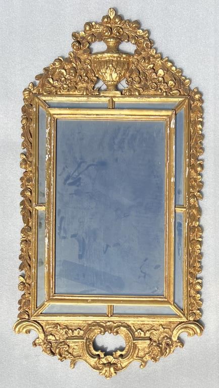 Continental Carved & Gilded Wall Mirror, 19th C. (1 of 6)