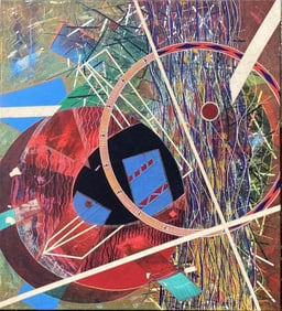 Ligamari, Mixed Media/Canvas, Abstract Work