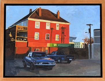 D. Cavander, O/Wood "Near Panini"