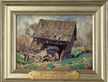J. O. Chapin, O/B "Tumble Down Wagon Shed"