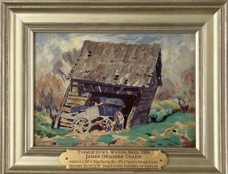 J. O. Chapin, O/B "Tumble Down Wagon Shed" (1 of 6)