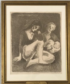 M. Soyer, Lithograph "Two Dancers"
