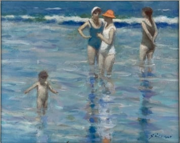 Andre Gisson O/C Bathers Scene