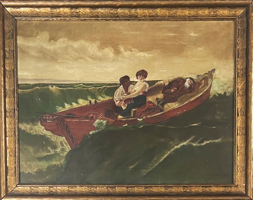 American Primitive Folk Art O/C (1 of 3)