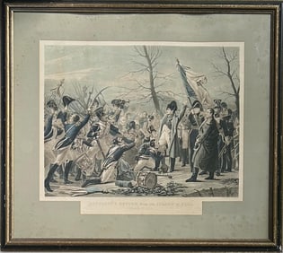 Sanders, Engraving "Napoleon Returning From Elba"