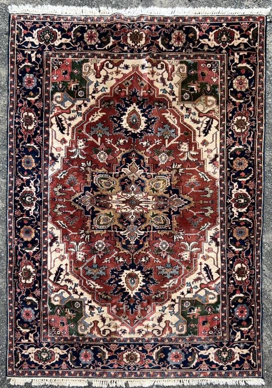 Indo-Persian Heriz Style Carpet (1 of 4)