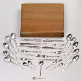 Wilkens German .800 Silver Partial Dessert Service