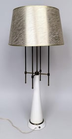 MCM Leather, Cone Form Table Lamp