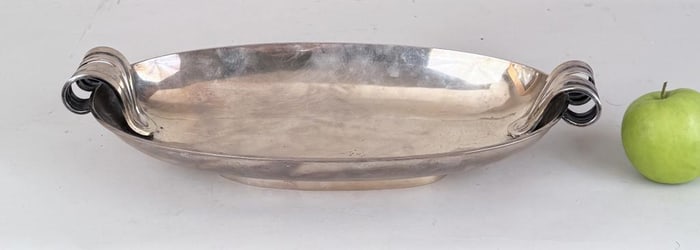 Large Mexican Sterling Oval Serving Dish