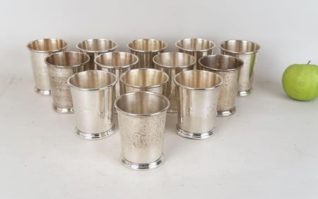 Group Thirteen Preisner Sterling Tumblers