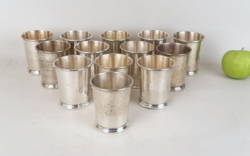 Group Thirteen Preisner Sterling Tumblers (1 of 4)