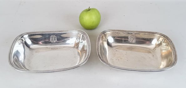 Pair Tiffany & Co. Sterling Serving Bowls