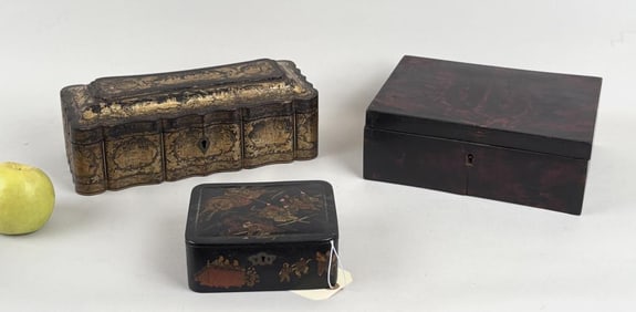 Group Three Antique Boxes