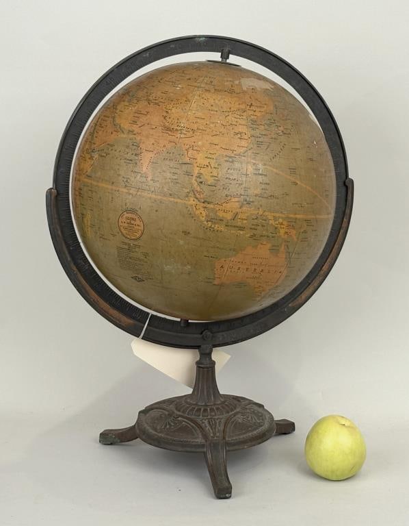 Bacon's Terrestrial Globe, On Metal Stand (1 of 9)
