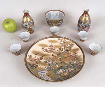 Japanese Porcelain Sake Service