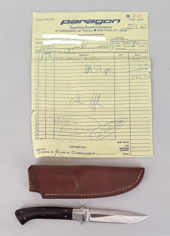 W. Cheatham, Fixed Blade Sporting Knife 1980 (1 of 12)