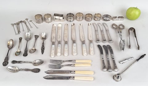 Group Sterling Flatware & Accessories