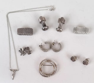 Group Tiffany & Co Sterling Jewelry