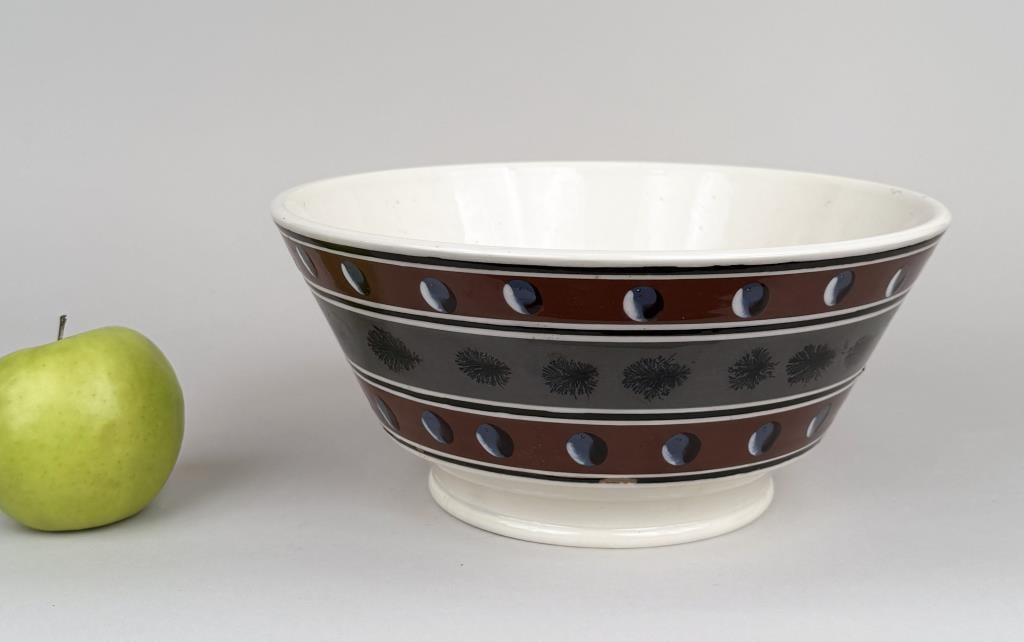 Don Carpentier Replica Mochaware Bowl (1 of 6)