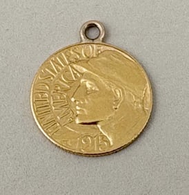 1915-S Panama Pacific Expo 1 Dollar Gold Coin