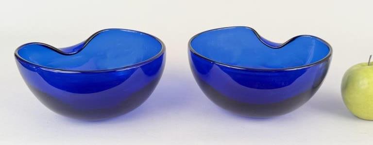 Two Segusa Glass Elsa Peretti Tiffany & Co Bowls (1 of 4)