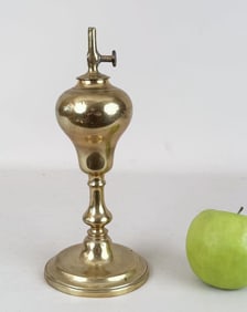 Antique Gardun Brass Whale Oil Lamp