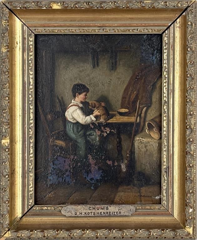 Kotshenreiter, O/B "Chums" Boy & His Dog (1 of 6)