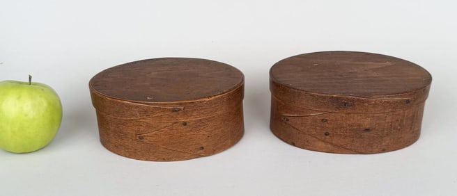 Two Oval Shaker Pantry Boxes