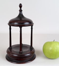 Carved Wood Architectural Model Watch Holder