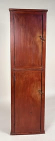 American Country Painted Two Door Chimney Cupboard